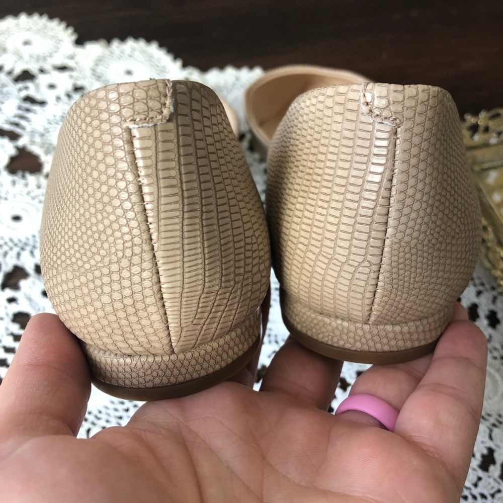 Nine West | Snakeskin D’Orsay Flats 8 - Picture 3 of 8